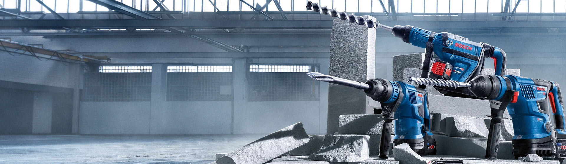 Akumulátorové vŕtacie kladivá