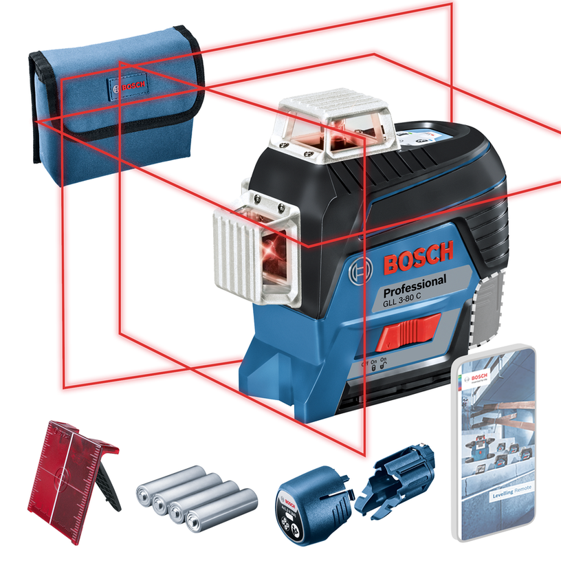 Líniový laser GLL 3-80 C