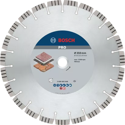 PRO Stone Diamond Cutting Disc (350 / 20.00/25.40* / 3.2)