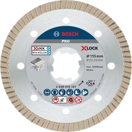 X-LOCK Diamantový rezací kotúč Best for Ceramic Extraclean Turbo 115 x 22,23 x 1,4 x 7 115 x 22,23 x 1,4 x 7 mm