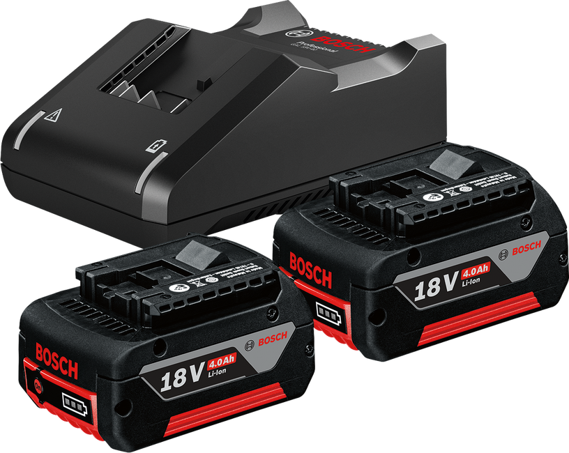 Starter Set 2 x GBA 18V 4.0Ah + GAL 18V-40