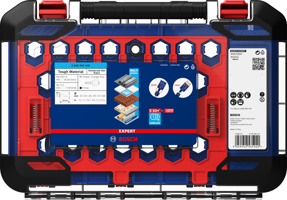 EXPERT Tough Material Hole Saw Sets