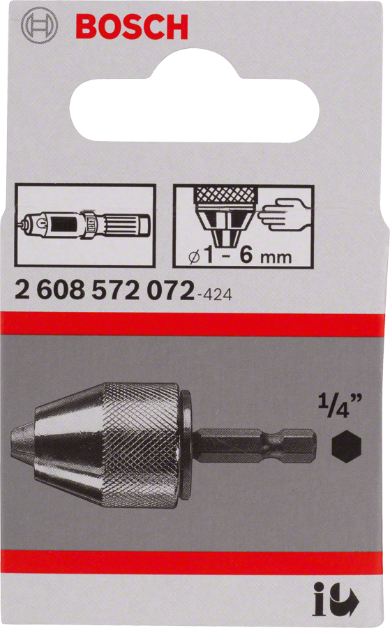 Keyless chucks up to 6 mm