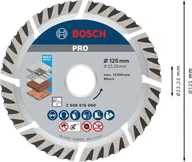 PRO Multi Material Diamond Cutting Disc 125x22.23 (10 pcs. Pack) (125 / 22.23 / 2)