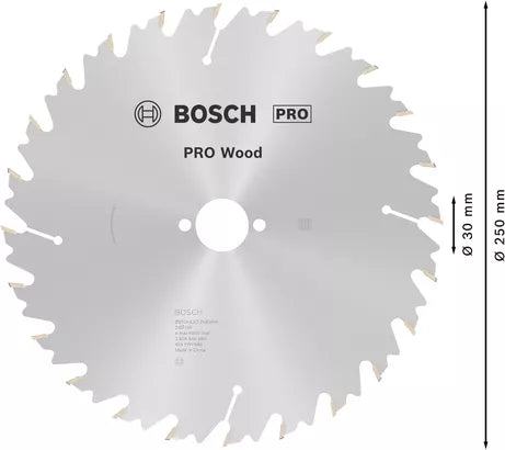 PRO Wood Circular Saw Blade (250 / 24 / 3.2)