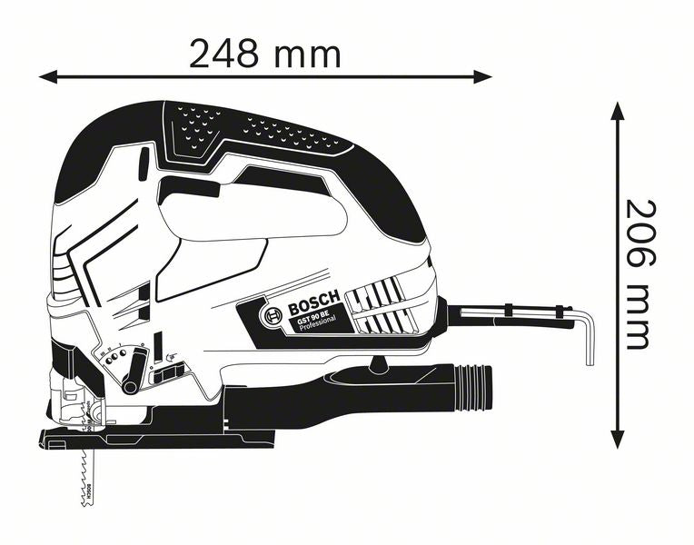 Priamočiara píla GST 90 BE