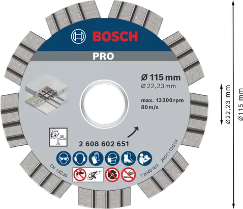 PRO Concrete Diamond Cutting Disc