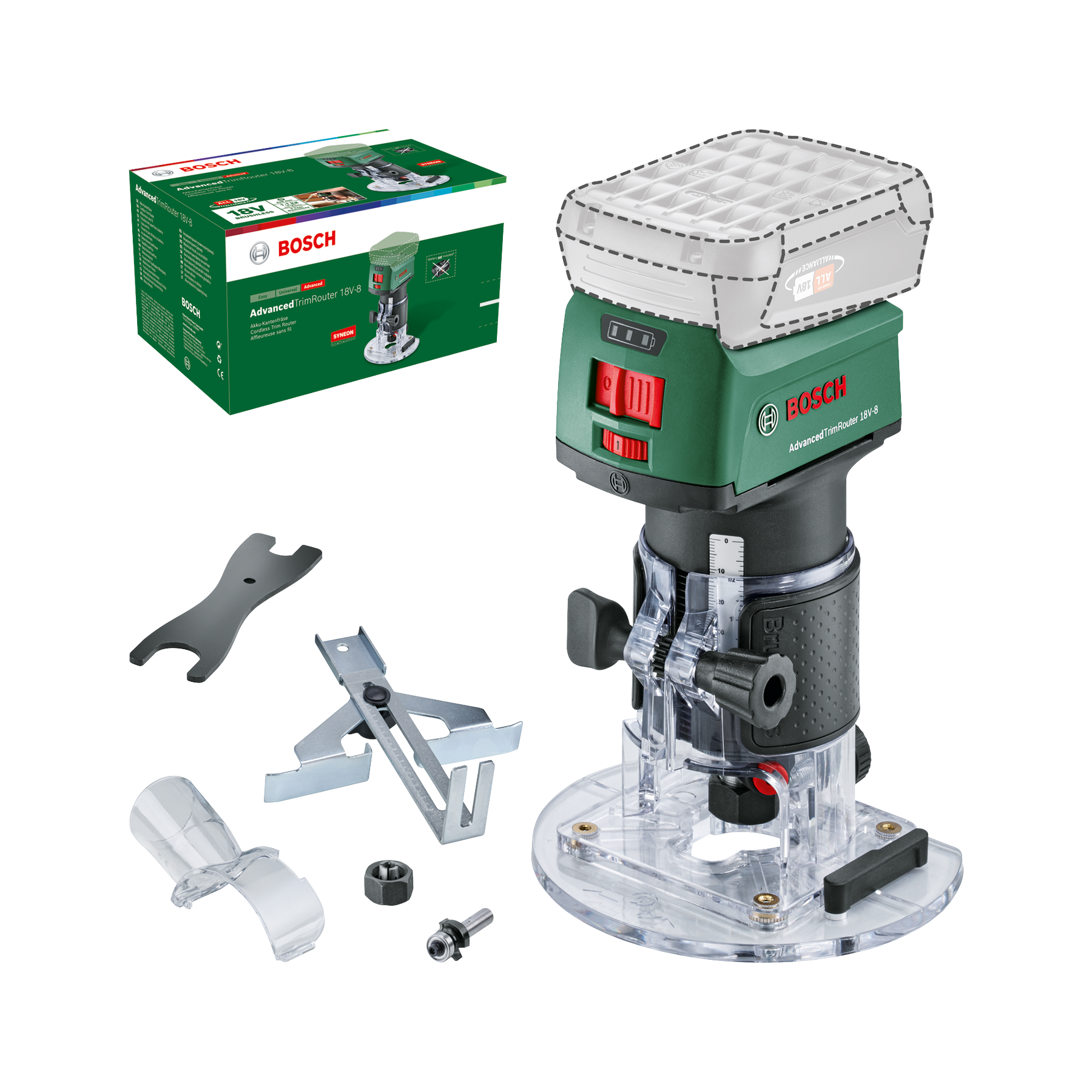 [product image, scope of delivery]