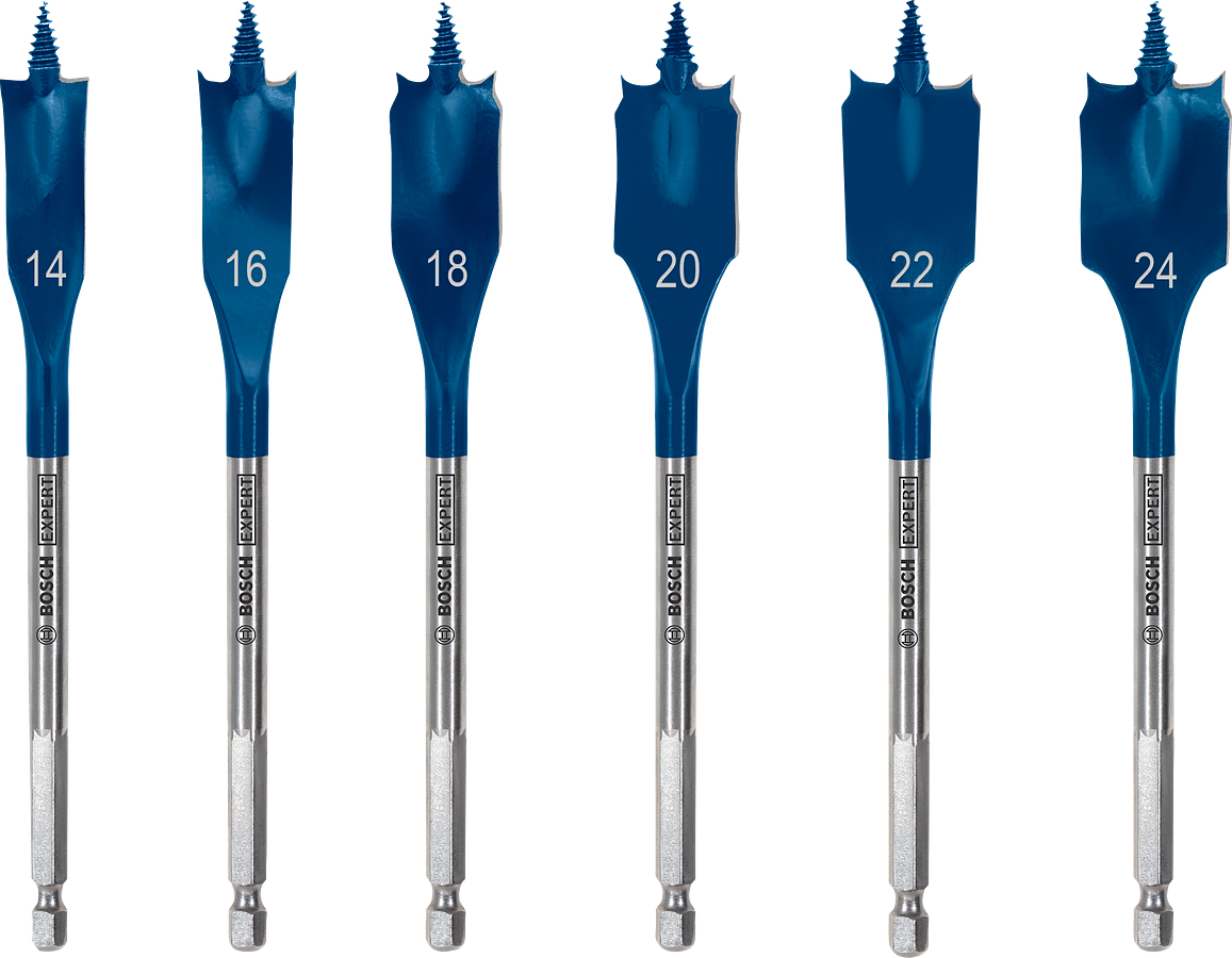 EXPERT Self Cut Speed Spade Drill Bit Set 1