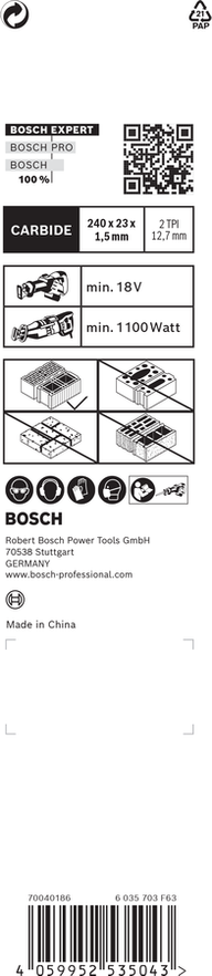 EXPERT ‘Hollow Brick’ S 1543 HM Blades