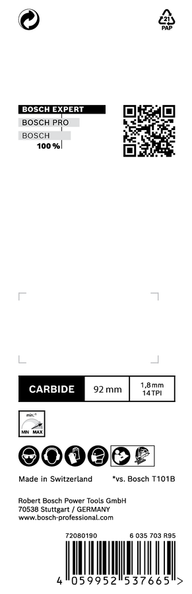 EXPERT Laminate Clean T128BHM Jigsaw Blade 3-pc (3.0 )