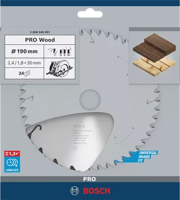 PRO Wood Circular Saw Blade (190 / 24 / 2.4)