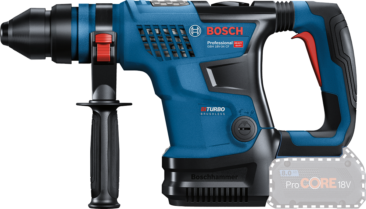 Cordless Rotary Hammer BITURBO with SDS plus GBH 18V-34 CF