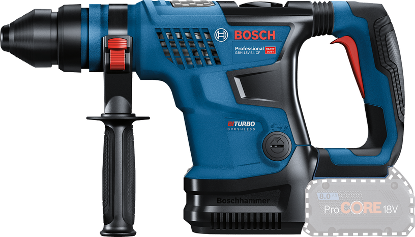 Cordless Rotary Hammer BITURBO with SDS plus GBH 18V-34 CF