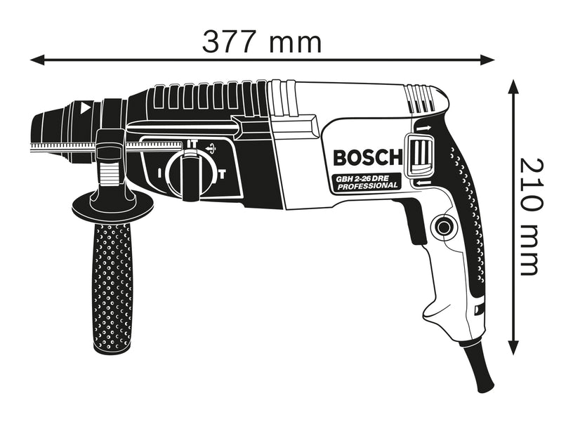 Rotary Hammer with SDS plus GBH 2-26 DRE