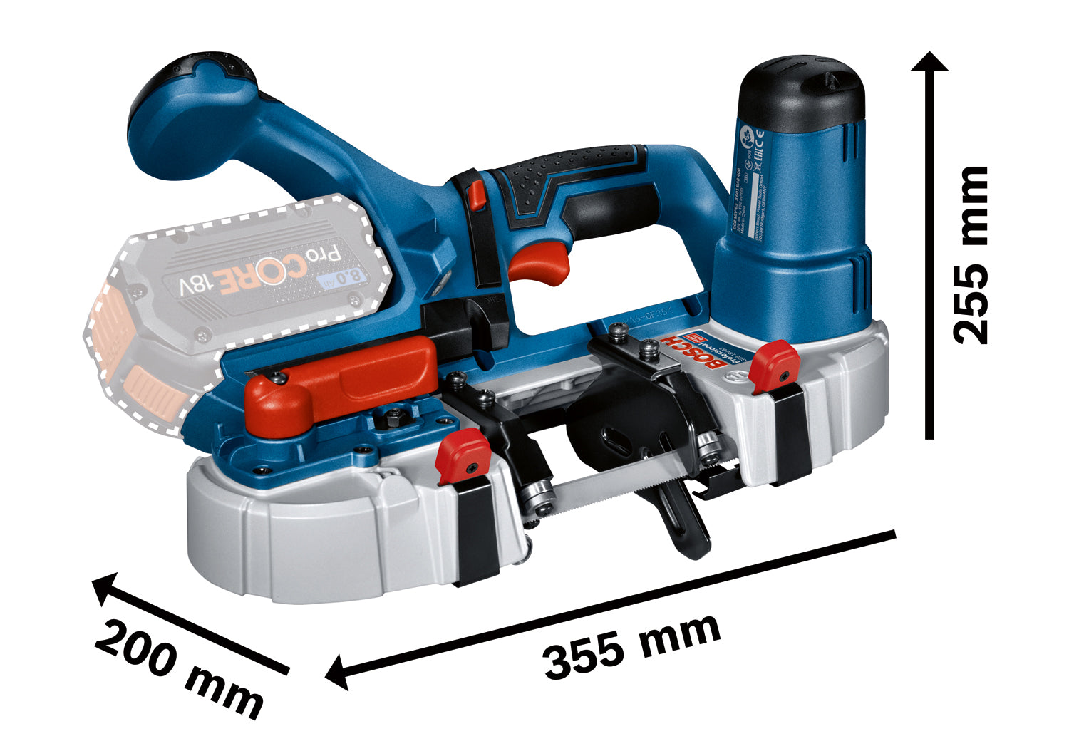 Cordless Band Saw GCB 18V-63