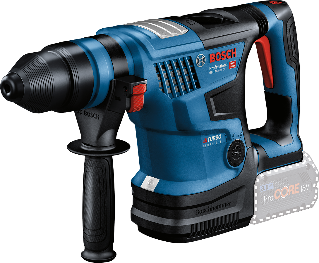 Cordless Rotary Hammer BITURBO with SDS plus GBH 18V-34 CF