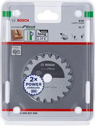 PRO Wood cordless Circular Saw Blade 85x1.1/0.7x15 T20 (85 / 20 / 1.1)