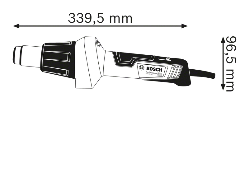 Teplovzdušná pištoľ GHG 20-60 Professional
