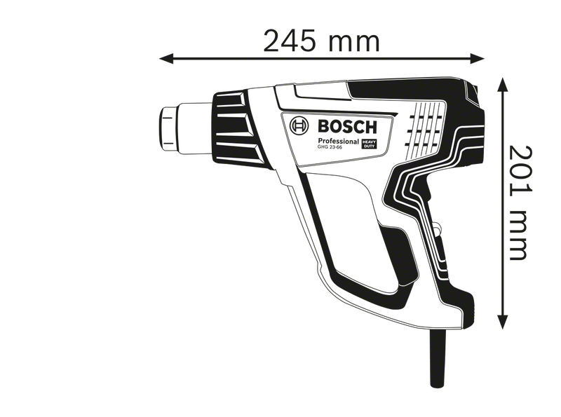 Teplovzdušná pištoľ GHG 23-66 Professional