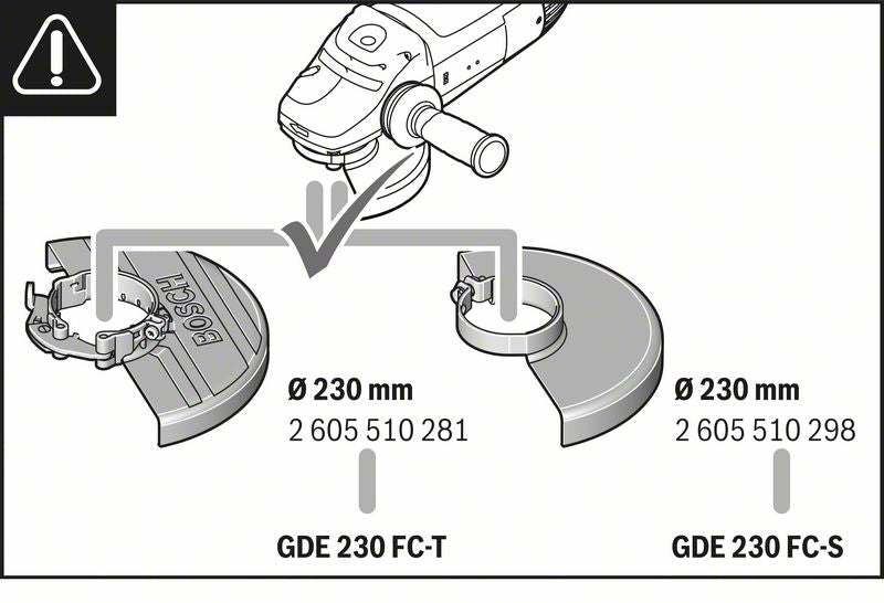 Příslušenství pro odsávání prachu GDE 230 FC-T Professional