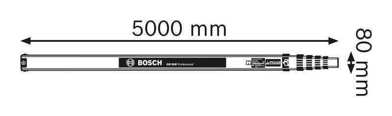Meracia tyč GR 500 Professional